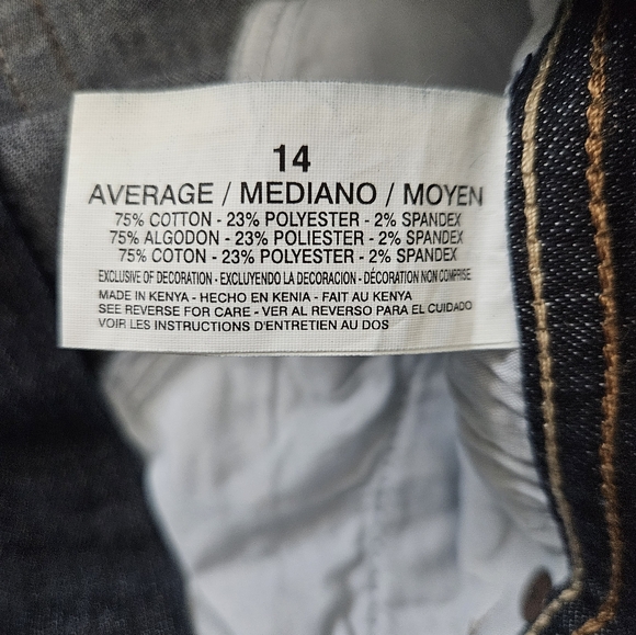 NWT - Vintage Gloria Vanderbilt Indigo Stretch Classic Amanda Jeans - Size 14 - Picture 4 of 8